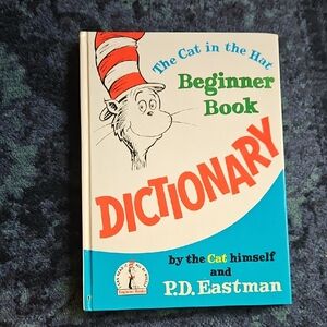 Vintage Dr Seuss Beginner Book Dictionary Hard Cover Children's Book
